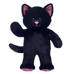Alternative view of Black Kitty Stuffed Animal