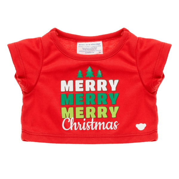 Merry Merry Merry Christmas Tee - Build-A-Bear Workshop Australia