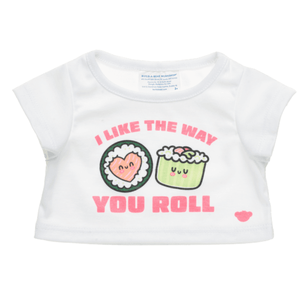 I Like The Way You Roll Sushi T-Shirt - Build-A-Bear Workshop Australia