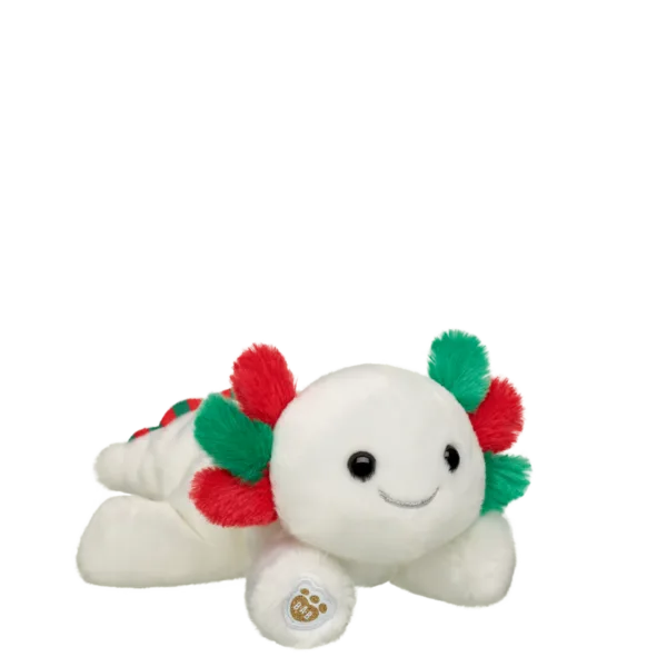 Build-A-Bear Mini Beans Festive Fun Axolotl Stuffed Animal - Limited Edition - Build-A-Bear Workshop Australia