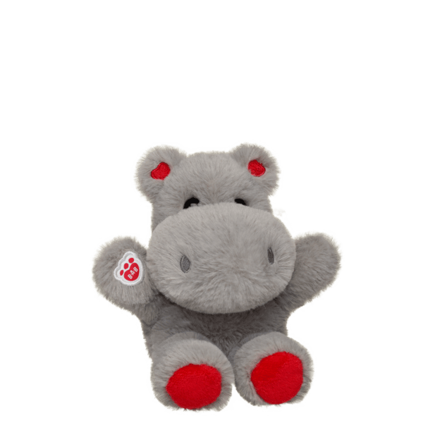 Build-A-Bear Mini Beans Heart Hippo - Build-A-Bear Workshop Australia