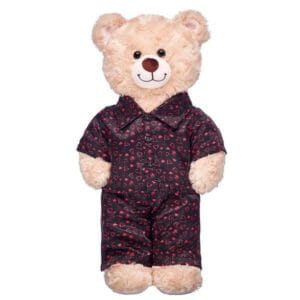 Black Heart Satin Pajamas 3 Black Heart Satin Pajamas - Build-A-Bear Workshop Australia