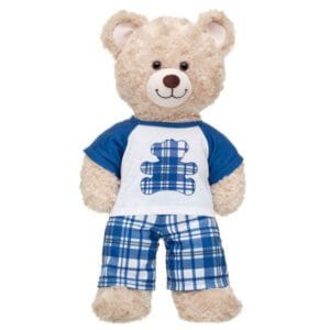 Blue Plaid PJ Set - Build-A-Bear Workshop Australia
