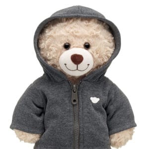 Charcoal Grey Zip Hoodie - Build-A-Bear Workshop Australia