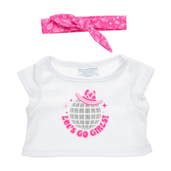 Let's Go Girls Tee and Bandana Set - Build-A-Bear Workshop Australia