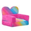 Rainbow Heart Chair Bed - Build-A-Bear Workshop Australia