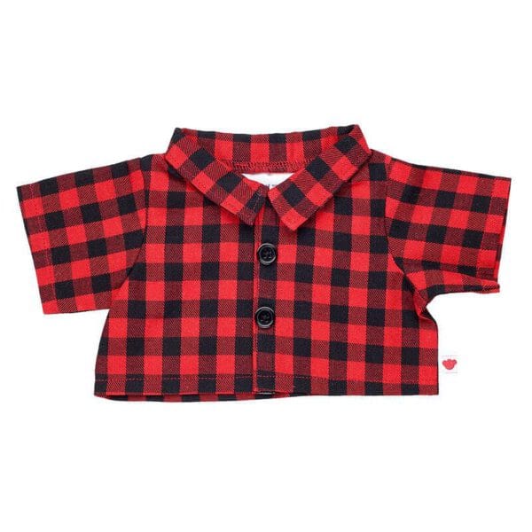 Red Buffalo Check Shirt - Build-A-Bear Workshop Australia