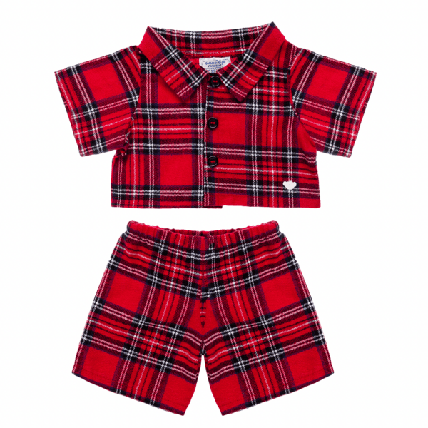 Red Plaid Pjs - Build-A-Bear Workshop Australia