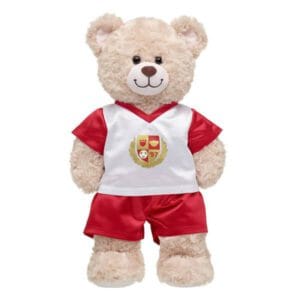 Red & White Soccer Uniform - Build-A-Bear Workshop Australia