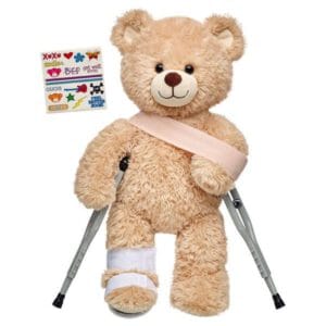 Silver Crutches Set - Build-A-Bear Workshop Australia