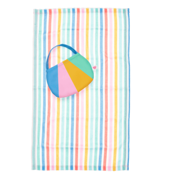 Stripe Towel and Tote Set - Build-A-Bear Workshop Australia