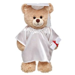 White Graduation Set 4 pc. 3 White Graduation Set 4 pc. - Build-A-Bear Workshop Australia