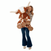 Giant Longhorn Cow Stuffed Animal 6 1158544159