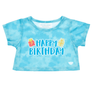 Blue Tie-Dye Birthday T-Shirt
